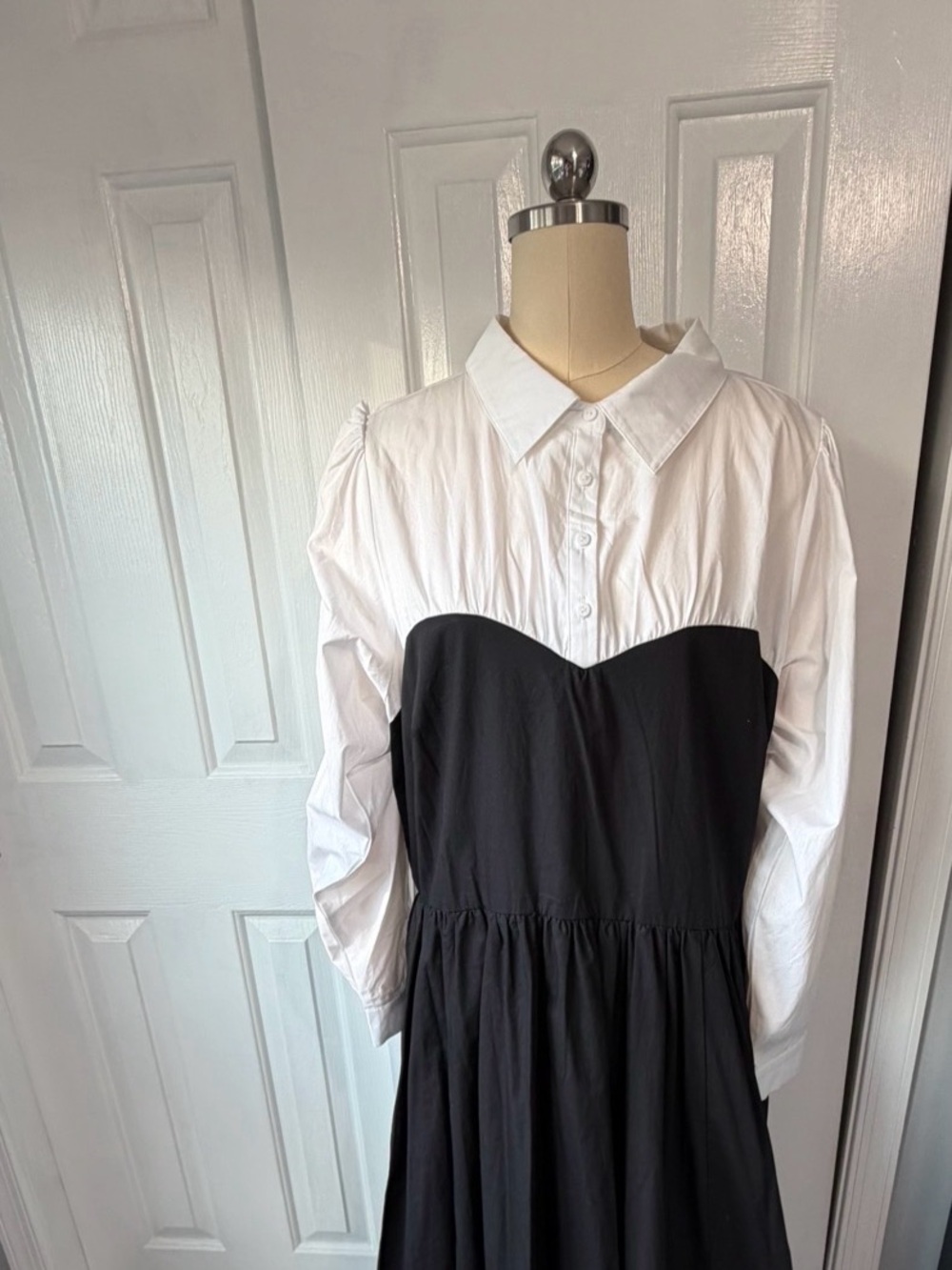 NWT Sugarlips Black Sweetheart Midi Dress - Picture 4 of 4